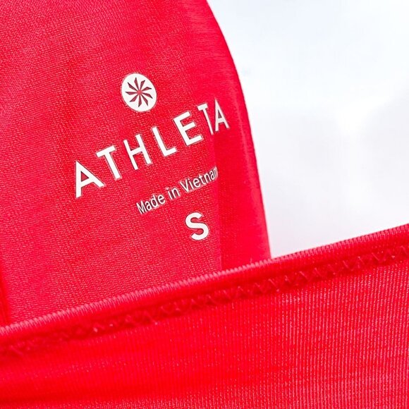 2/$30 Athleta Power of She Incline Racerback Tank Top Canyon Red Loose Fit - Picture 7 of 8